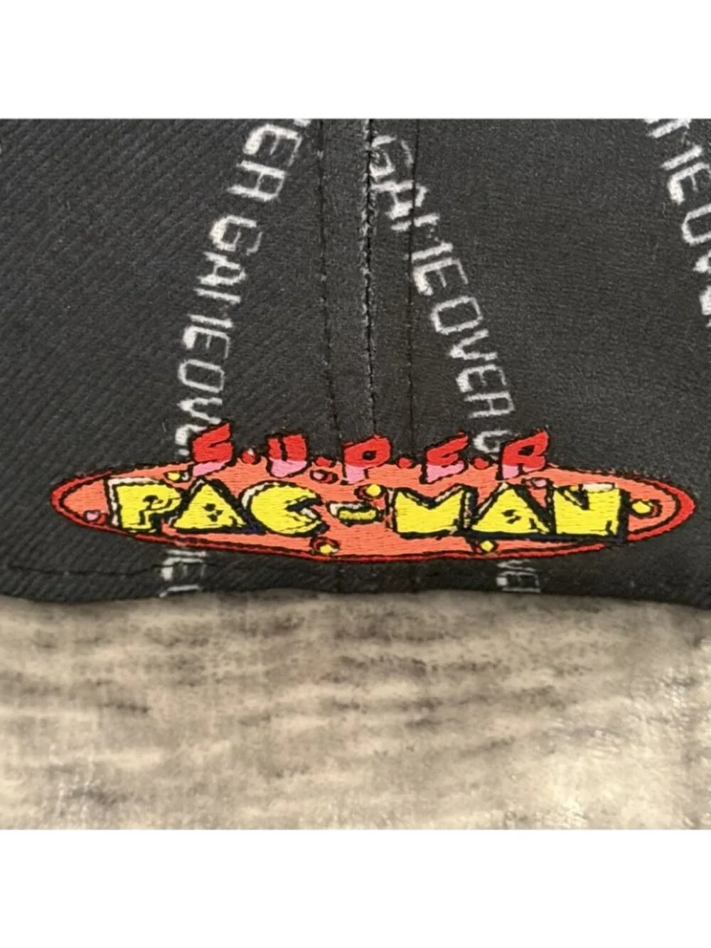 Headgear Classics Pac-Man Money Bag Fitted Hat Cap HGC FITTED Size 7 7/8 Black